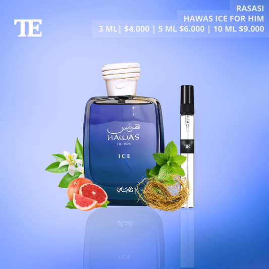 DECANT HAWAS ICE - RASASI
